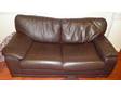 £250 - 2 SEAT Brown Leather Sofa