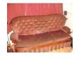 Sofa and Chairs. 3 Seater sofa and 2 Chairs,  in solid....